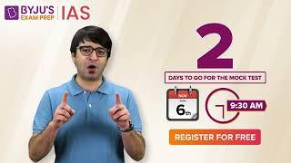 Free LIVE All India Prelims Mock Test for IAS 2023 | 2 Days To Go | Register Now!