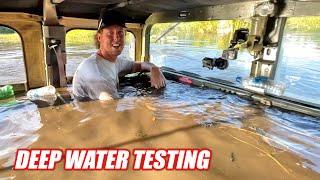 Testing Our HUMVEE To NEW Depths!!! Is It Ready To Drive Completely Underwater???