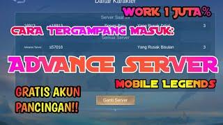 TERBARU!! CARA MASUK KE ADVANCE SERVER ML (CARA BUAT AKUN ADVANCE SERVER MOBILE LEGENDS)