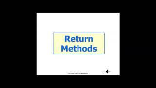 Return Methods