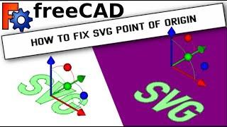 FreeCAD: Fixing Imported SVG Point of Rotation / Transformation Point