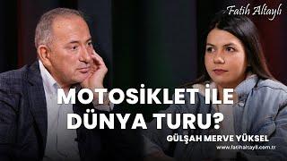 "Motorum olmadan ben bir hiçim!" Gülşah Merve Yüksel, Fatih Altaylı'nın sorularını yanıtladı