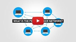 What is a peer-to-peer network?