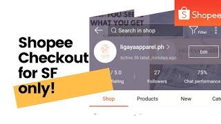 SHOPEE CHECKOUT FOR SHIPPING FEE (SF) ONLY | Peytligaya