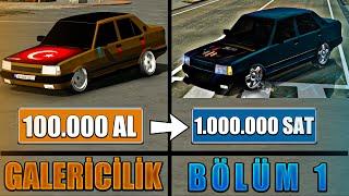 AL SAT YAPARAK PARA KAZANIYORUZ!!! | GALERİCİLİK BÖLÜM 1 Car Parking Multiplayer