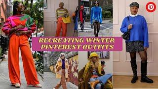 Recreating Colourful Pinterest Winter Outfits | Chic & Affordable Winter Lookbook