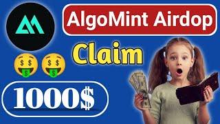 Algo Mint AirdropReward :1000 Algo 1400$+ | Algo Bridge Airdrop| AlgoMint Bridge Airdrop