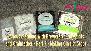 Serious Distilling with Brewcraft, Still spirits and Grainfather - Making Gin, Part 1
