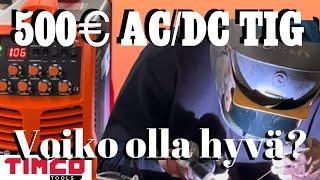 Testissä Timco 250A AC/DC Tig OSA1