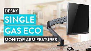 Single Gas Eco Monitor Arm Features