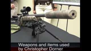 Christopher Dorner's weapons cache on display at Sherrif's press conference