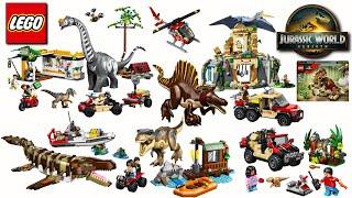 LEGO JURASSIC WORLD REBIRTH SETS REVEALED!! | Spinosaurus, T Rex, Mosasaurus & More!!