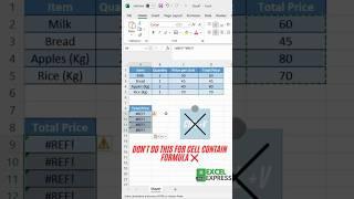 Avoid #REF! Errors When Copying Excel Data!