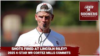 Oklahoma AD take a shot at Lincoln Riley? Cortez Mills commits to Sooners! OU has a top WR group