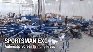 Sportsman EXG - Automatic Screen Printing Press - M&R Screen Printing Equipment