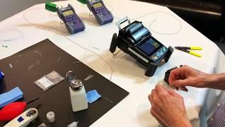 FITEL S179A Fusion Splicer Demonstration (Full video)