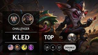 Kled Top vs Pantheon - NA Challenger Patch 9.19