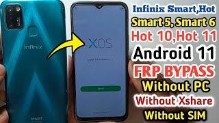 Infinix Android 11 Frp Bypass | Infinix Smart 6/5 FRP Bypass | FRP LOCK Unlock/Google Bypass No pc