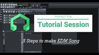 5 Steps to make EDM Song (LMMS Tutorial)