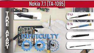 How to disassemble  Nokia 7.1 TA-1095 Take apart Tutorial
