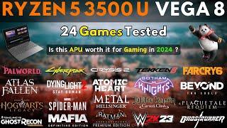 Ryzen 5 3500U Vega 8 Gaming Test !  Is Vega 8 really for Gaming in 2024?