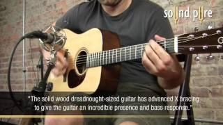 Santa Cruz DPW/M Acoustic Guitar Demo at Sound Pure