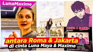 Luna Maya dan Maxime, Cinta Berjarak antara Roma dan Jakarta