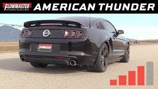 2013-14 Ford Mustang GT 5.0L - American Thunder Axle-back Exhaust System