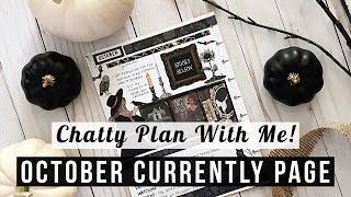 October 2024 Currently Page Plan With Me + More Life News!  Halloween Theme 