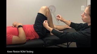 Range of Motion Measurement: Knee Flexion