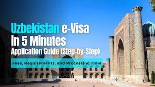 How to Apply for Uzbekistan e-Visa | Easy Online Process Explained! उज़्बेकिस्तान ई-वीज़ा