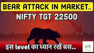 NIFTY positional target 22500 I Nifty below this level closing...