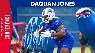 DaQuan Jones: “We’re All Excited” | Buffalo Bills