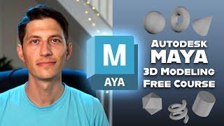 Free Autodesk Maya Course | 3D Modeling Essentials