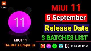 Miui 11 official release date 5 September 2019 | Miui 11 Features, Release date in India