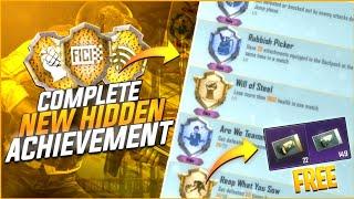 All New Hidden Achievements in Bgmi/Pubgm How To Complete New Hidden Achievement in Bgmi/Pubgm