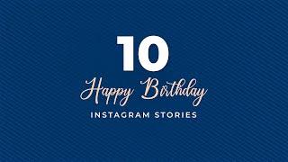 VideoHive - Happy Birthday - Instagram Story Pack - 34187578