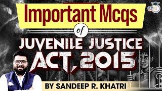 Juvenile Justice | Lec 16 | Important MCQ | StudyIQ Judiciary