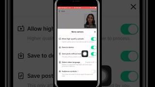 Features you need to turn on and off before posting on TikTok