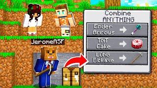 Minecraft Manhunt, But I Can Combine Any Item