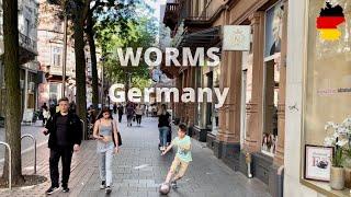 [4K] Walk with me in Worms Germany | 4k 60fps Walking City Center