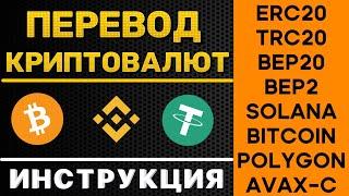 Перевод криптовалюты. С биржи Bybit на другую биржу или кошелёк ( TRC20, ERC20, BITCOIN, BEP20)