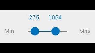 Range Seekbar in Android Studio Tutorial
