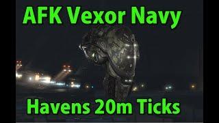 Vexor Navy Havens 20m Ticks - EVE Online Live Presented in 4k