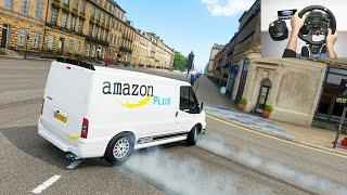 Amazon One Day Shipping | Forza horizon 4 | Ford Transit | Logitech g29 gameplay