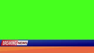 Breaking News New Ticker green screen for news channel by ar graphics 0307-7549003