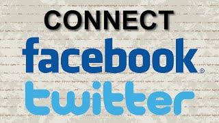 How to connect Twitter to Facebook