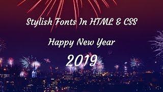 How To Add Stylish Fonts In HTML And CSS Website | Google Fonts Tutorial