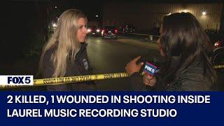 2 killed, 1 wounded in shooting inside Laurel music recording studio