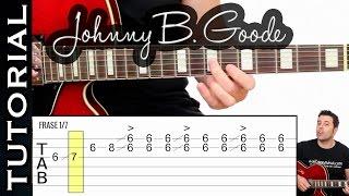 Como tocar Johnny B Good en guitarra tutorial fácil para solo rock